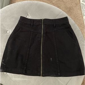 Pacsun Vintage Black mini Skirt Size 24